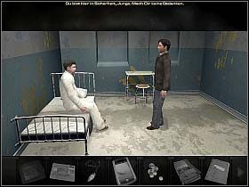 David wędruje do celi numer 1 - Wtorek, popołudnie (cz.4) | Rozdział 3 - Przeciwnik | Overclocked - Overclocked: Historia o przemocy - poradnik do gry