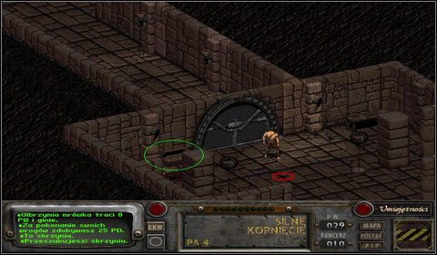 Gdy zdecydujemy się na numer 2, to oznajmiamy Cameronowi, że musimy się jeszcze trochę przygotować przed walką - Świątynia Prób | Opis przejścia | Fallout 2 - Fallout 2 - poradnik do gry