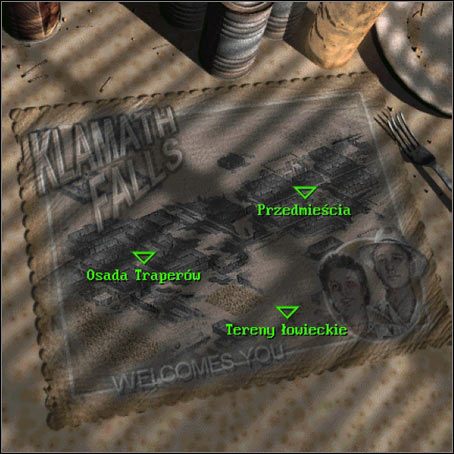 UWAGI: Jest to małe miasteczko zamieszkiwane przez traperów, rolników i drobnych kupców - Klamath (1) | Opis przejścia | Fallout 2 - Fallout 2 - poradnik do gry