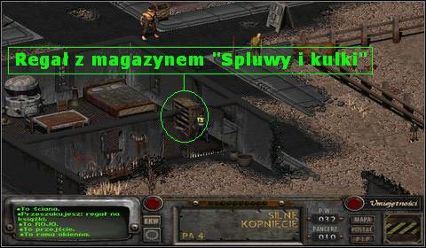 Obowiązkowo go czytamy, a nasza umiejętność Ręcznej broni palnej podniesie się o kilka % - Klamath (3) | Opis przejścia | Fallout 2 - Fallout 2 - poradnik do gry