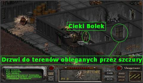Klucz, umożliwiający nam dostanie się w głąb zabudowań obleganych przez szczury, możemy zdobyć na dwa sposoby - Klamath (4) | Opis przejścia | Fallout 2 - Fallout 2 - poradnik do gry