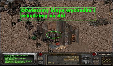 Otwieramy klapę i schodzimy na dół - Modoc (3) | Opis przejścia | Fallout 2 - Fallout 2 - poradnik do gry
