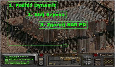 Podczas szturmu na legowisko stwora, uważajmy na psy - Modoc (4) | Opis przejścia | Fallout 2 - Fallout 2 - poradnik do gry