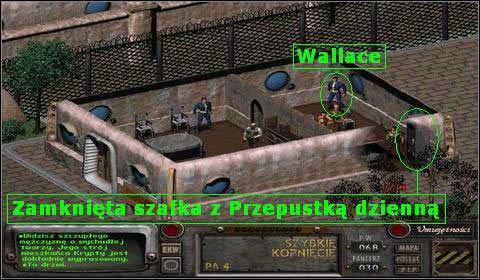 Teraz możemy pokazać naszą kartę wstępu do miasta strażnikowi przy włazie - Kryptopolis (2) | Opis przejścia | Fallout 2 - Fallout 2 - poradnik do gry