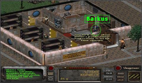 Rozmowę z nim prowadzimy następująco - Kryptopolis (3) | Opis przejścia | Fallout 2 - Fallout 2 - poradnik do gry