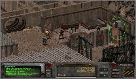 Gdy przyniesiemy Mózgowi jego przysmak, ten wręczy nam Talizman - Gecko (5) | Opis przejścia | Fallout 2 - Fallout 2 - poradnik do gry