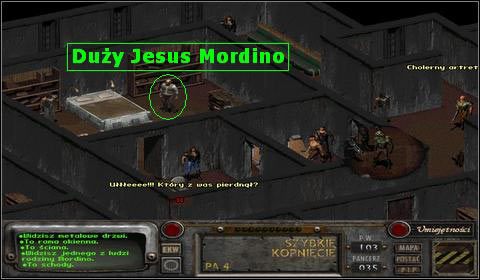 Pierwsze zadanie, jakie nam zleci, dotyczy przekazania pewnej paczki - jego wspólnikowi Ramirezowi - Nowe Reno (4) | Opis przejścia | Fallout 2 - Fallout 2 - poradnik do gry