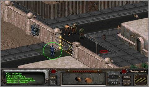 Zagadujemy strażnika i mówimy mu, że szeryf poinformował nas o pracy, którą ma do zlecenia Westin - Nowe Reno (6) | Opis przejścia | Fallout 2 - Fallout 2 - poradnik do gry