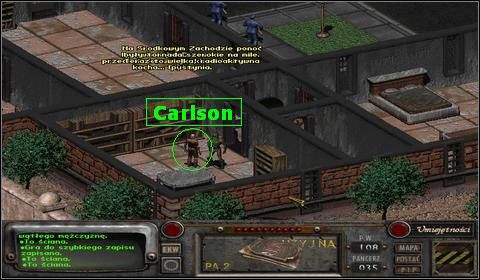 Ustawiamy jakikolwiek ładunek wybuchowy na jedną minutę i w polu Kradzieży, uruchomioną bombę wkładamy Carlsonowi - Nowe Reno (6) | Opis przejścia | Fallout 2 - Fallout 2 - poradnik do gry