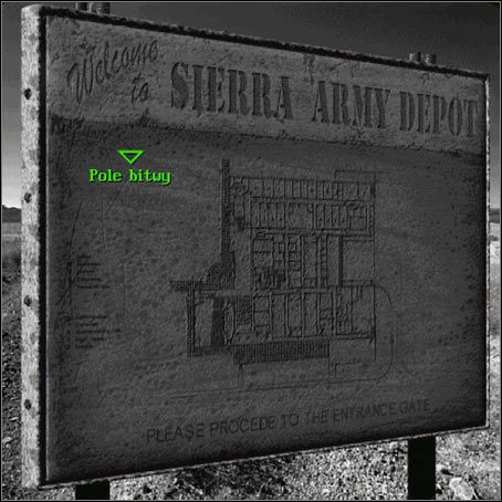 UWAGI: Potężna, świetnie broniona baza - Baza Wojskowa Sierra (1) | Opis przejścia | Fallout 2 - Fallout 2 - poradnik do gry
