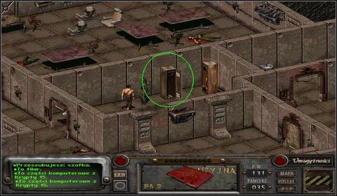 Z jednej z nich wyjmujemy Części komputerowe z krypty 15 - Krypta 15 (2) | Opis przejścia | Fallout 2 - Fallout 2 - poradnik do gry