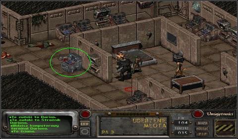 Gdy z niego skorzystamy, dowiemy się, że RNK ma szpiega w swoim personelu - Krypta 15 (2) | Opis przejścia | Fallout 2 - Fallout 2 - poradnik do gry