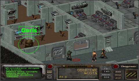 Gdy odpowiednio go zagadamy, wyrazi on chęć podróżowania z nami - Krypta 13 | Opis przejścia | Fallout 2 - Fallout 2 - poradnik do gry
