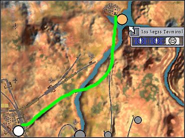 Projektując połączenie prowadzące z Las Vegas do Los Angeles, warto korzystać fragmenty istniejących już linii kolejowych, tak aby obniżyć koszty tego przedsięwzięcia. - 1. Południowy zachód USA - opis | Scenariusze | Sid Meiers Railroads! - Sid Meiers Railroads! - poradnik do gry
