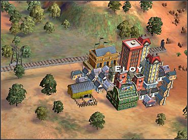 Miasteczko Eloy wydaje się być idealnym miejscem do rozpoczęcia zabawy. - 1. Południowy zachód USA - wskazówki (1) | Scenariusze | Sid Meiers Railroads! - Sid Meiers Railroads! - poradnik do gry