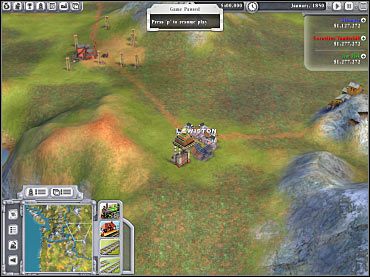 Na mapie znajdują się praktycznie same małe miasteczka. Start jest przez to dość utrudniony. - 4. Północny zachód USA - wskazówki | Scenariusze | Sid Meiers Railroads! - Sid Meiers Railroads! - poradnik do gry