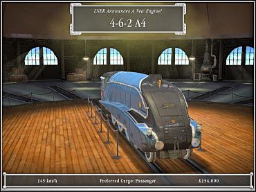 Z wykonaniem zadania dotyczącego rekordu prędkości będziesz musiał zaczekać. Gra odblokuje potrzebną lokomotywę (4-6-2 A4) dopiero w końcowej fazie zabawy. - 5. Wielka Brytania - opis | Scenariusze | Sid Meiers Railroads! - Sid Meiers Railroads! - poradnik do gry