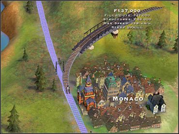 Startując w Monako, warto utworzyć połączenia do znajdujących się w tej okolicy większych miejscowości (a także co najmniej jednej fabryki/farmy/kopalni). - 6. Francja - wskazówki | Scenariusze | Sid Meiers Railroads! - Sid Meiers Railroads! - poradnik do gry