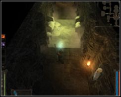 Aby dostać się do miejsca w [B ] należy zamrozić, uniemożliwiającą przejście wodę, za pomocą zdobytego Ice Spray Spell of Extinguishing Fires - The Academy cz.2 | Avencast Rise of the Mage - Avencast: Rise of the Mage - poradnik do gry