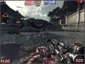 Opis: Pierwszy, dynamiczny pojedynek na całkiem rozległej mapie - Rozdział II - Walka 2, 3, 4 | Kampania Unreal Tournament III - Unreal Tournament III - poradnik do gry