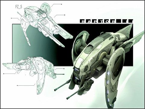 Kolejny statek latający, ale słabszy od Cykady - Axon | Pojazdy w Unreal Tournament III - Unreal Tournament III - poradnik do gry