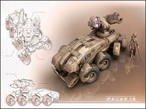 Z wyglądu przypomina APC, ale to tak naprawdę defensywna jednostka - Axon | Pojazdy w Unreal Tournament III - Unreal Tournament III - poradnik do gry