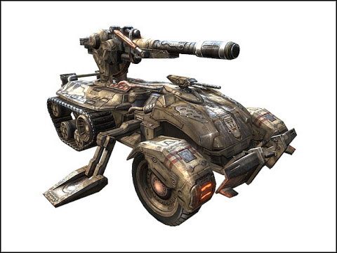 Bardzo powolny pojazd o dużej wytrzymałości - Axon | Pojazdy w Unreal Tournament III - Unreal Tournament III - poradnik do gry