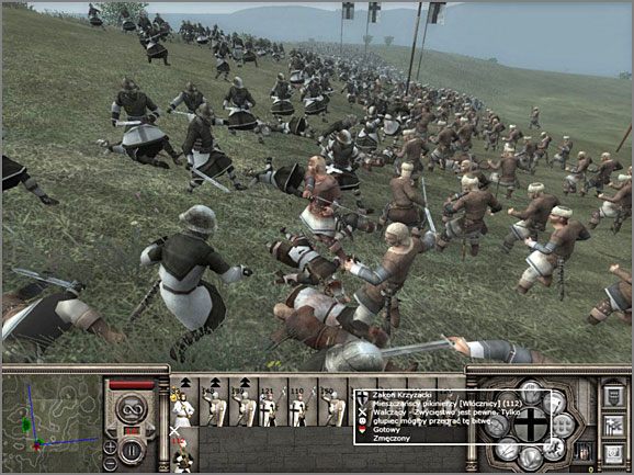 Jak widać radzą sobie bardzo dobrze i w walce wręcz - Zakon Krzyżacki - Armia (1) - TEUTONIC - Medieval II: Total War - Królestwa - poradnik do gry