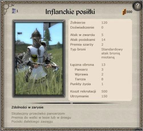 Regularna formacja ciężkich kuszników zakonnych - Zakon Krzyżacki - Armia (3) - TEUTONIC - Medieval II: Total War - Królestwa - poradnik do gry