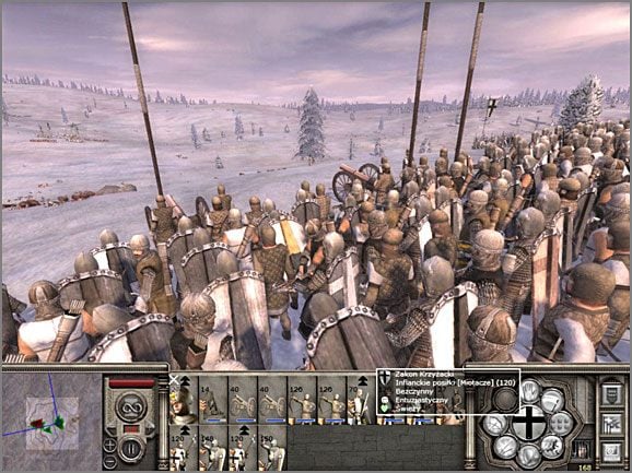 Oczywiście poza strzelaniem bełtami, dobrze radzą sobie podczas walki w zwarciu - Zakon Krzyżacki - Armia (3) - TEUTONIC - Medieval II: Total War - Królestwa - poradnik do gry