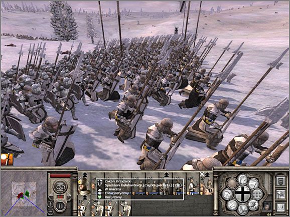 Skuteczni w ataku/ szarży, potrafią przełamywać formacje ciężkiej piechoty wroga - Zakon Krzyżacki - Armia (4) - TEUTONIC - Medieval II: Total War - Królestwa - poradnik do gry