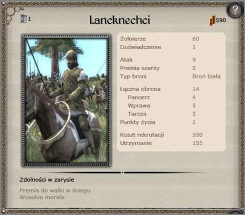Lekka jazda krzyżacka, użyteczna przeważnie jako jazda wsparcia oraz jazda pościgowa - Zakon Krzyżacki - Armia (5) - TEUTONIC - Medieval II: Total War - Królestwa - poradnik do gry