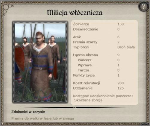 W miarę tania do utrzymania, skuteczna w obronie, oraz odpowiednio liczebna by uspokoić niezadowolonych mieszkańców - podstawowa jednostka garnizonowa w każdym mieście - Wlk. Księstwo Litewskie - Armia (1) - TEUTONIC - Medieval II: Total War - Królestwa - poradnik do gry