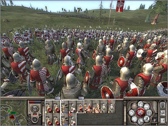 Wikingowie to idealna piechota wsparcia, warto trzymać ich w drugim szyku - Królestwo Dani - Armia (2) - TEUTONIC - Medieval II: Total War - Królestwa - poradnik do gry