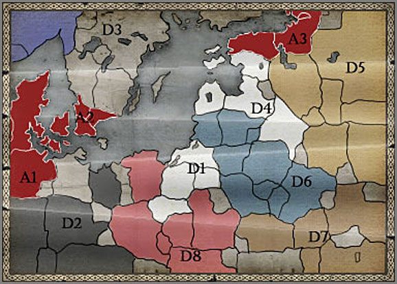 Kierunki działań - Królestwo Dani - Ekspansja - TEUTONIC - Medieval II: Total War - Królestwa - poradnik do gry