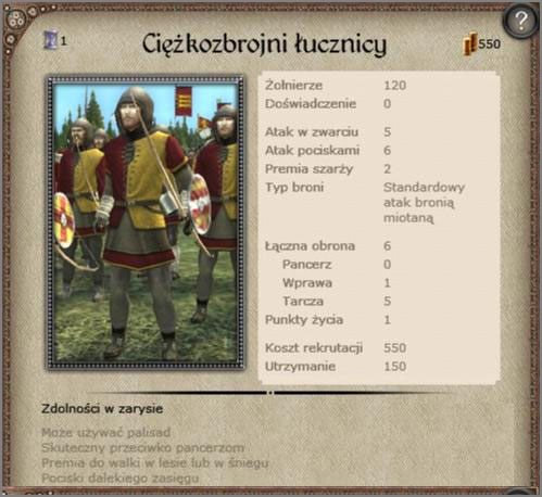 Standardowe formacje strzeleckie twojej regularnej armii we wczesnym okresie - Anglia - Armia (2) - BRITANNIA - Medieval II: Total War - Królestwa - poradnik do gry
