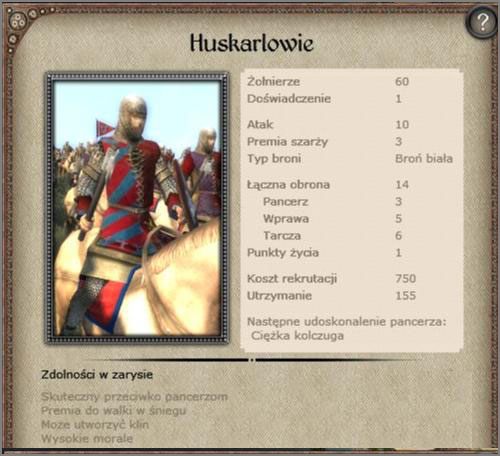 Znakomita formacja konna od początku do końca kampanii - Norwegia - Armia (3) - BRITANNIA - Medieval II: Total War - Królestwa - poradnik do gry