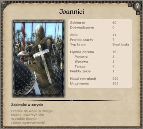 Twoja Regularna Formacja ciężkiej konnicy, użyteczna od początku do końca gry - Królestwo Antiochii - Armia (3) - CRUSADES - Medieval II: Total War - Królestwa - poradnik do gry