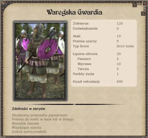Ciężka piechota nastawiona na łamanie formacji wroga - Królestwo Bizancjum - Armia (2) - CRUSADES - Medieval II: Total War - Królestwa - poradnik do gry