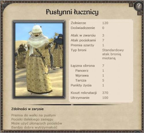 Najlepsza formacja łucznicza wczesnego oraz średniego okresu - Egipt - Armia (2) - CRUSADES - Medieval II: Total War - Królestwa - poradnik do gry