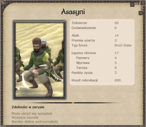 Elitarna formacja, zmniejszony skład osobowy, żywotni, bardzo dobre zdolności - Turcja - Armia (2) - CRUSADES - Medieval II: Total War - Królestwa - poradnik do gry