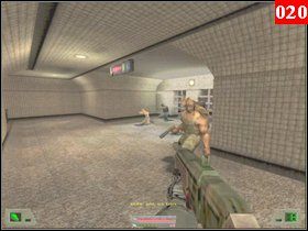 Zaraz na twoich oczach zostanie zabity policjant, wymierz sprawiedliwość dwóm delikwentom i wejdź na stopień, podejdź do schodów i wyeliminuj kolejnych dwóch - Misja 01 - Nowy Jork | Opis przejścia Soldier of Fortune - Soldier of Fortune - poradnik do gry