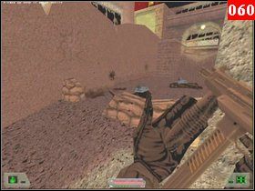 Następnie podejdź do zakrzywionej konstrukcji, wskocz na nią i skieruj się do przejścia po lewej stronie - Misja 03 - Kosowo 1 (2) | Opis przejścia Soldier of Fortune - Soldier of Fortune - poradnik do gry