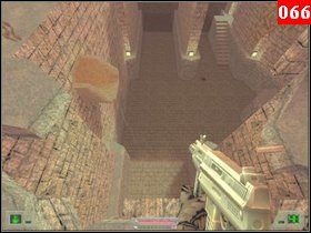 Dwaj żołnierze po prawej zabiją przed tobą cywila, więc wymierz oprawcom sprawiedliwość i przejdź przez drzwi znajdujące się na końcu korytarza - Misja 03 - Kosowo 1 (2) | Opis przejścia Soldier of Fortune - Soldier of Fortune - poradnik do gry