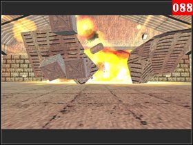 Załatw gości i psy, a następnie zacznij obchodzić hangar od lewej strony, jak dojdziesz do pierwszych drzwi po prawej stronie otwórz je i wykoś wszystkich znajdujących się tam żołnierzy - Misja 03 - Kosowo 2 | Opis przejścia Soldier of Fortune - Soldier of Fortune - poradnik do gry