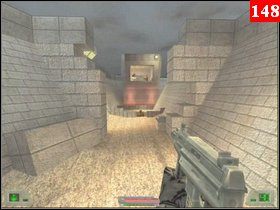 Na jego końcu czeka na Ciebie trzech wrogów, więc przygotuj sobie magazynki - Misja 05 - Irak (1) | Opis przejścia Soldier of Fortune - Soldier of Fortune - poradnik do gry