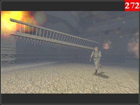 Skieruj się w prawo i ruszaj prosto korytarzem a dojdziesz do kanciapy z szybami i tam będzie czwarty kurek (#271) - Misja 09 - Irak | Opis przejścia Soldier of Fortune - Soldier of Fortune - poradnik do gry