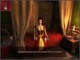 Dodaj notkę do dziennika, po czym idź zanieść afrodyzjak Constance - Saturday March 30, 1566 cz.2 | Nostradamus Ostatnia Przepowiednia - Nostradamus: Ostatnia Przepowiednia - poradnik do gry