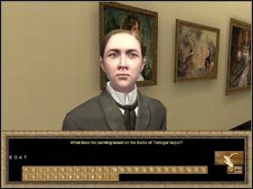 Tam pod krzesłem stojącym przy wejściu do galerii angielskiej leży zaginiony rejestr - 14 lipca 1895, Londyn cz.2 - Sherlock Holmes kontra Arsene Lupin - poradnik do gry