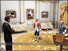 Na początek Holmes maszeruje do pomieszczenia dla służby (naprzeciwko Białego Salonu) i wypytuje Deirdre o wygląd zaginionych lalek - 18 lipca 1895 cz.2 - Sherlock Holmes kontra Arsene Lupin - poradnik do gry